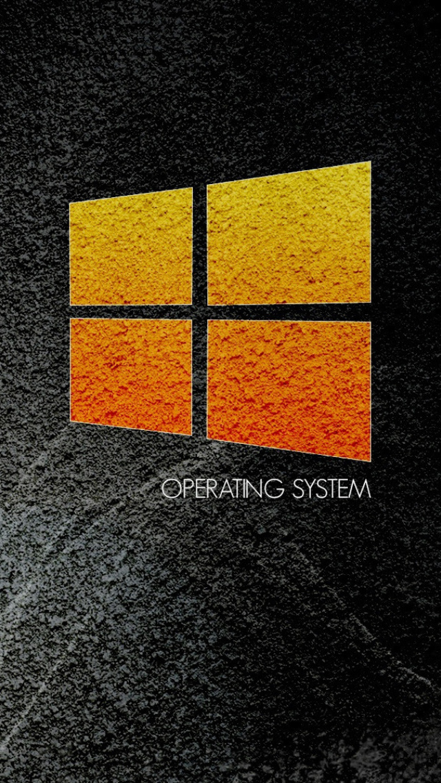 Das Windows 10 Dark Wallpaper 640x1136