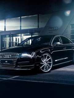 Обои Audi A8 240x320