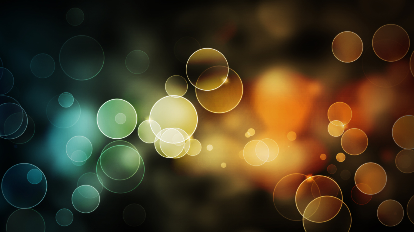 Обои Abstract Bubbles 1366x768