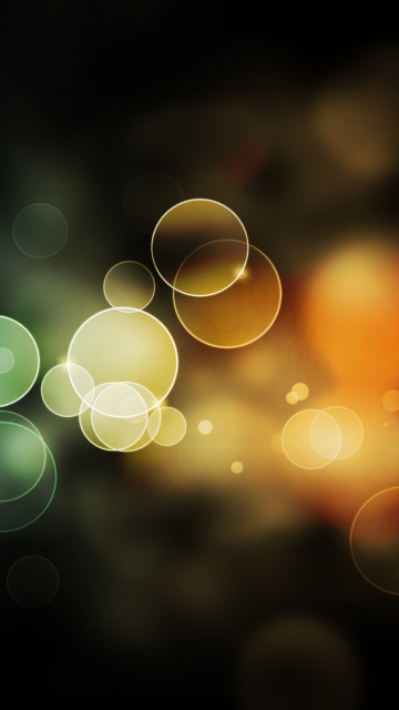 Abstract Bubbles wallpaper 360x640