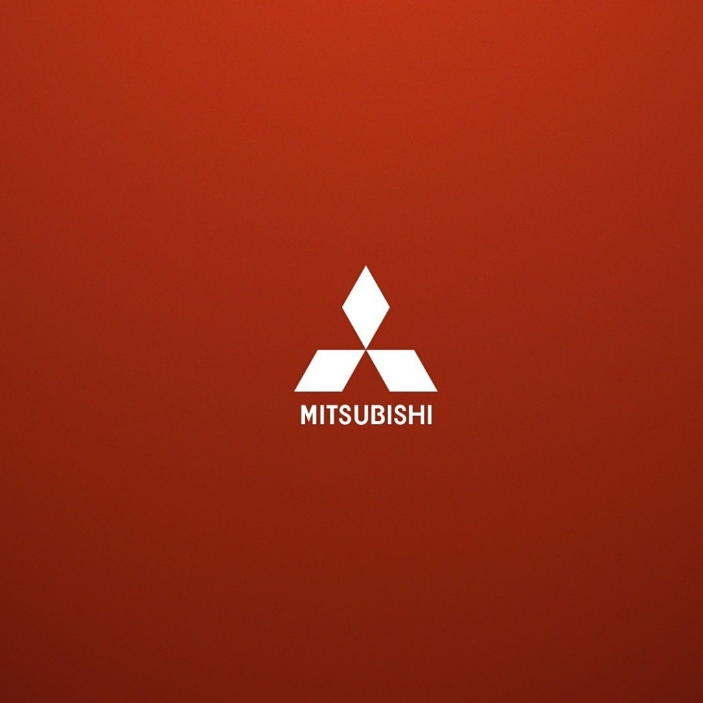 Fondo de pantalla Mitsubishi logo 1024x1024