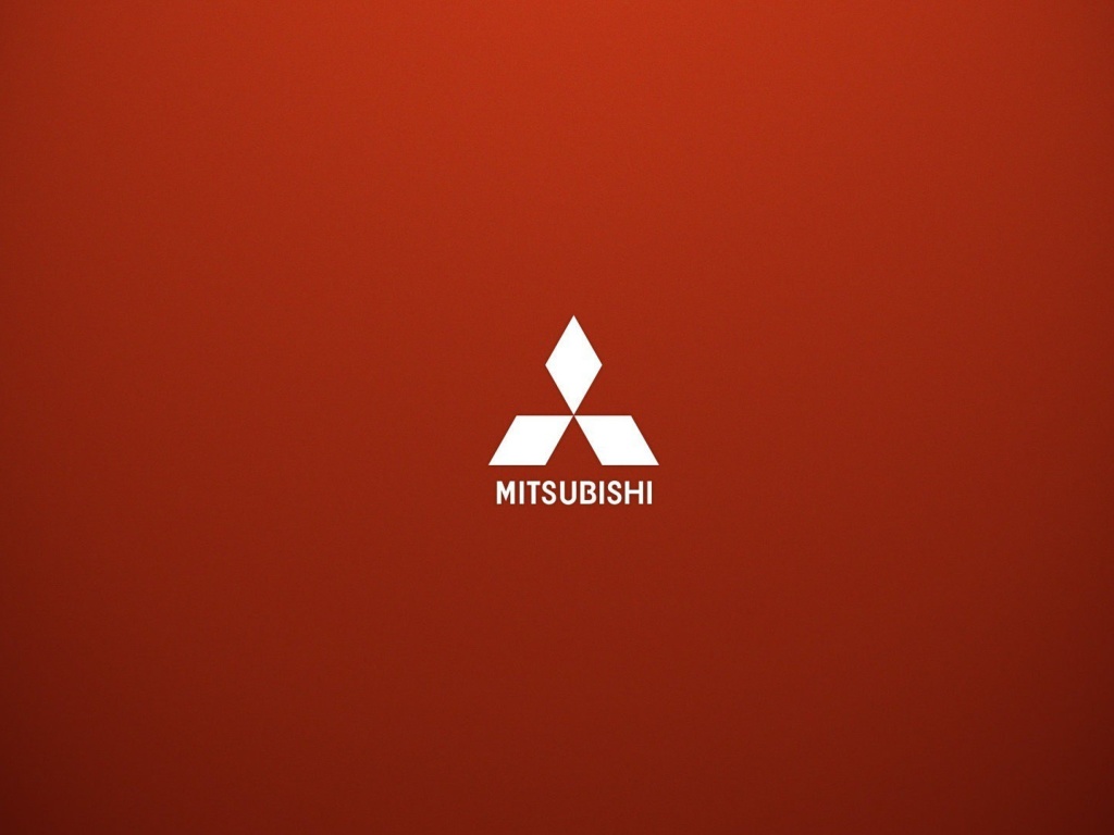 Fondo de pantalla Mitsubishi logo 1024x768
