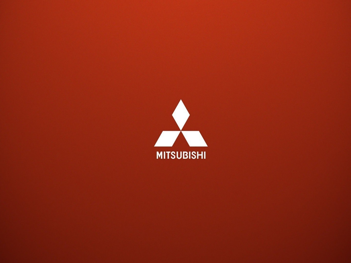 Fondo de pantalla Mitsubishi logo 1400x1050