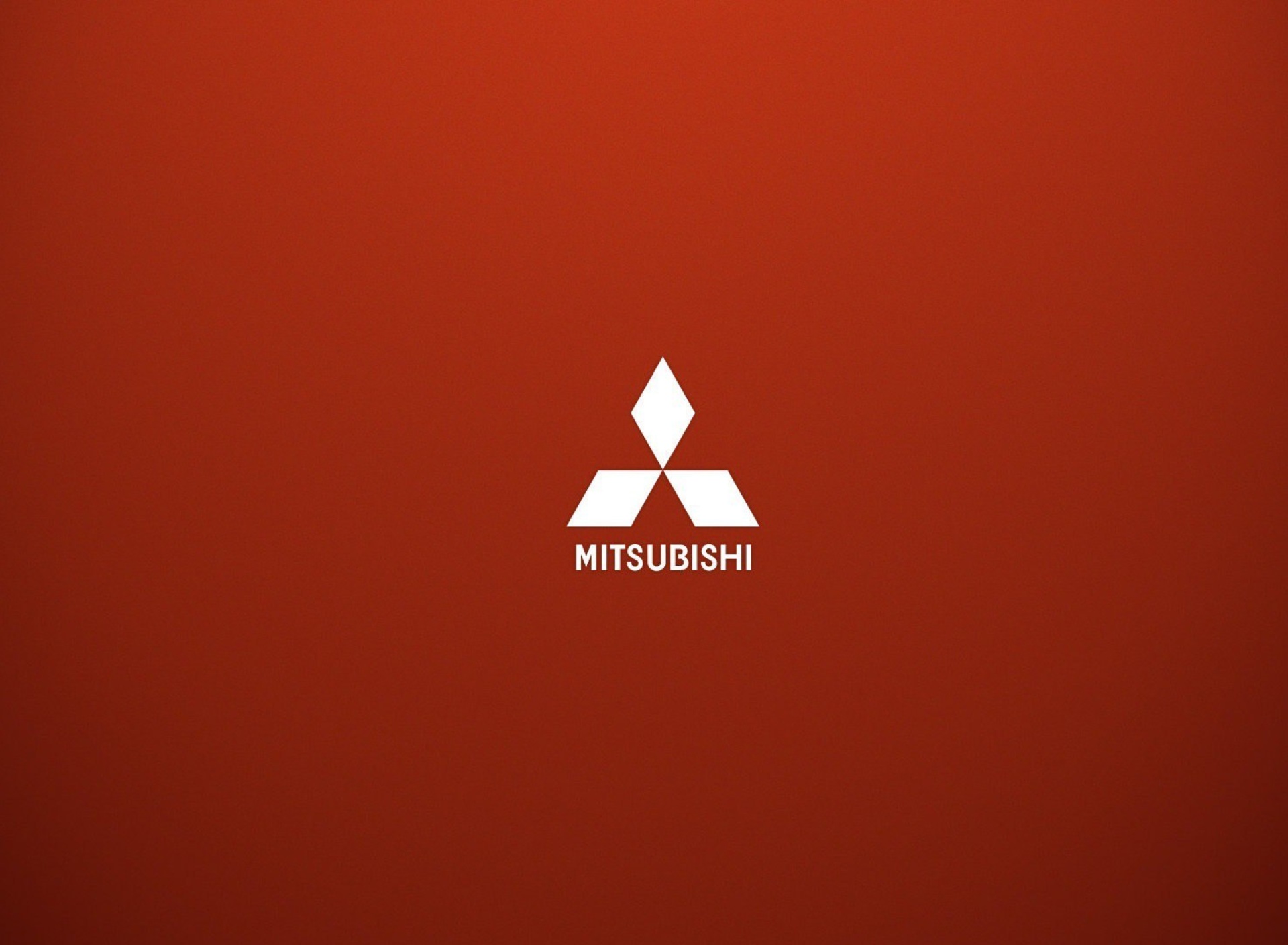 Обои Mitsubishi logo 1920x1408