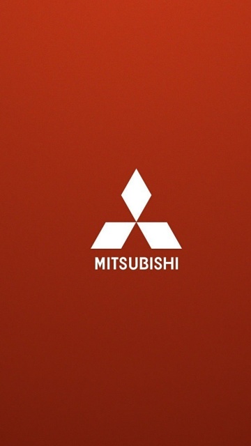 Fondo de pantalla Mitsubishi logo 360x640