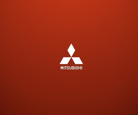 Das Mitsubishi logo Wallpaper 480x400