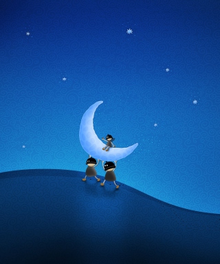 Stole The Moon - Obrázkek zdarma pro Nokia Asha 305