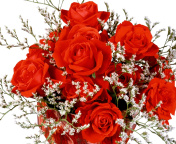 Das Roses Bouquet Wallpaper 176x144