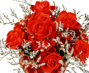 Roses Bouquet wallpaper 176x144