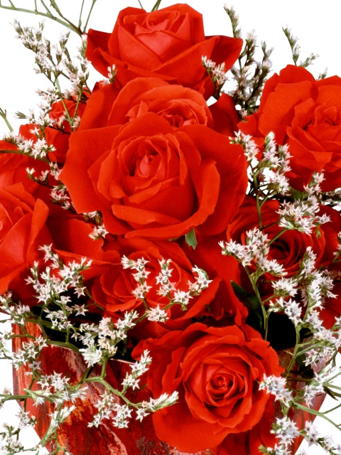 Roses Bouquet screenshot #1 480x640