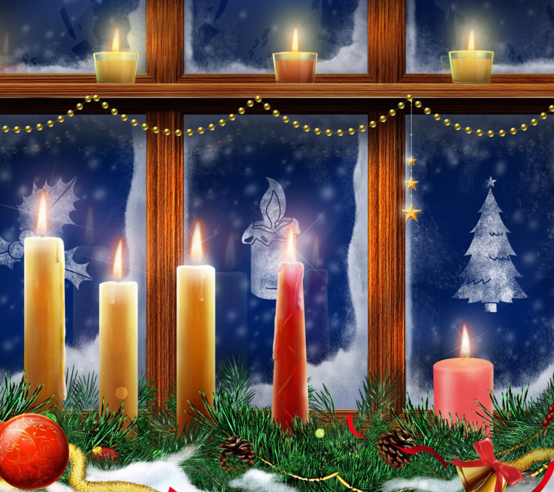 Das Christmas Warmth Wallpaper 1080x960