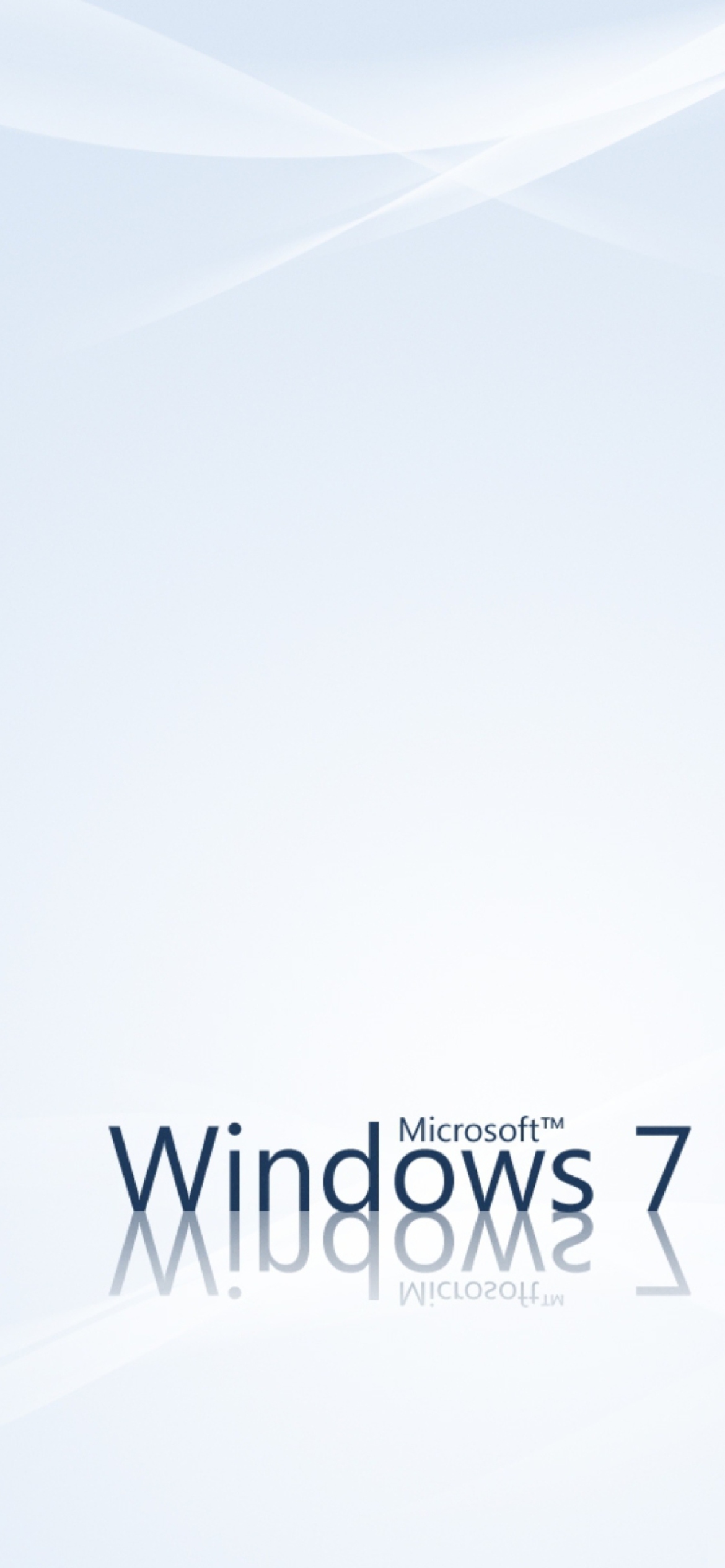 Das Windows 7 Wallpaper 1170x2532