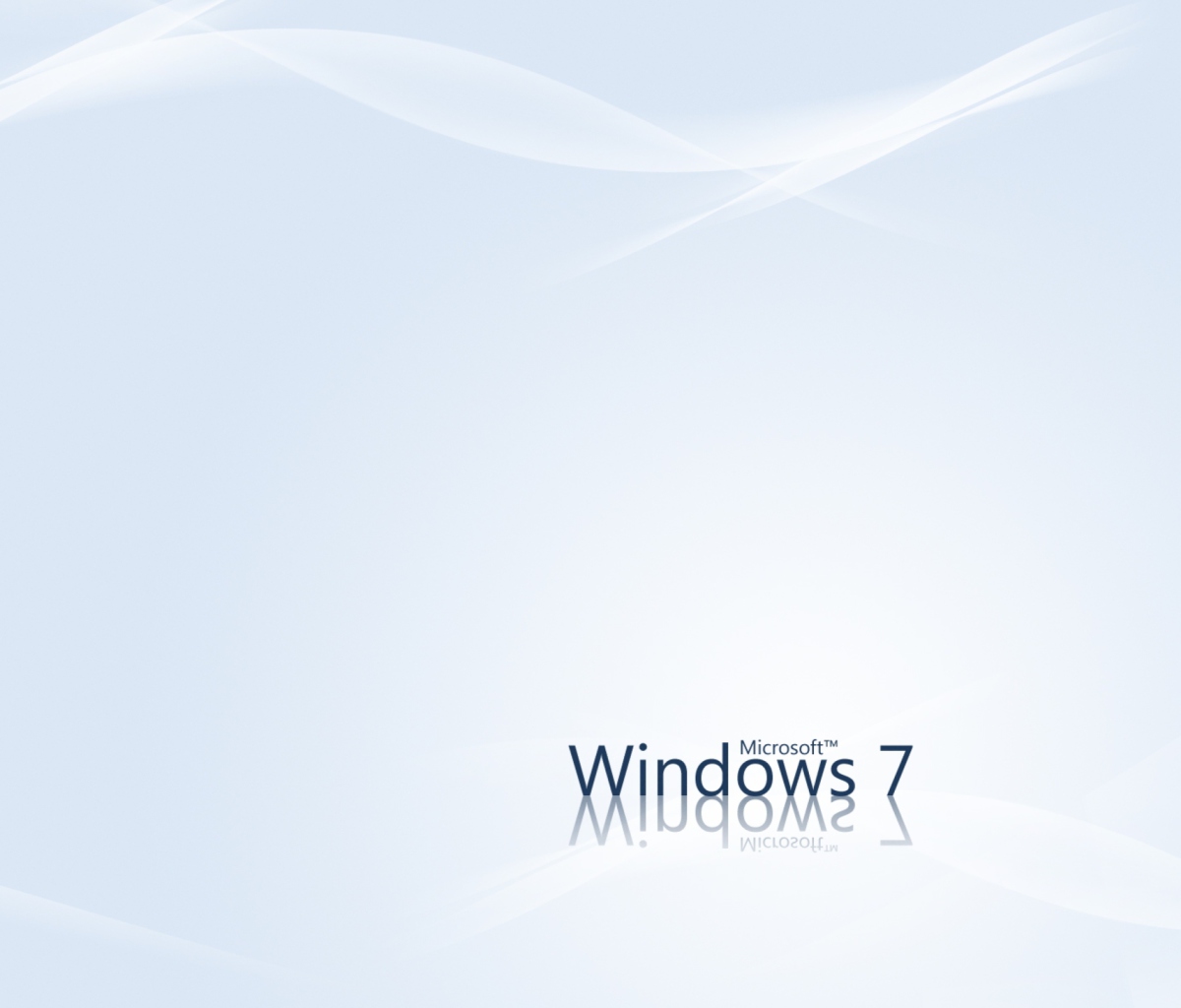 Windows 7 wallpaper 1200x1024