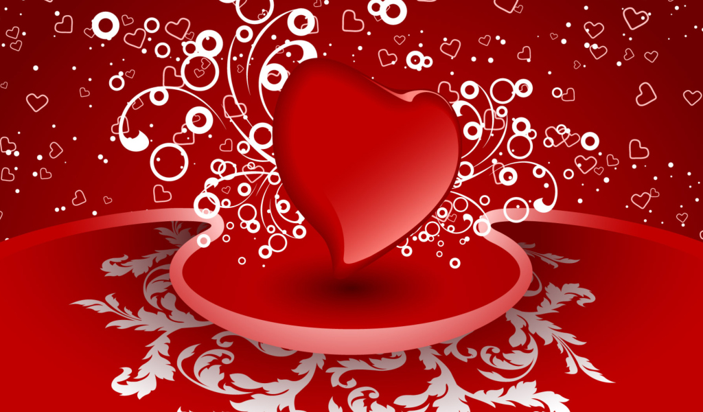 Screenshot №1 pro téma Valentine Heart 1024x600