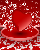 Обои Valentine Heart 128x160