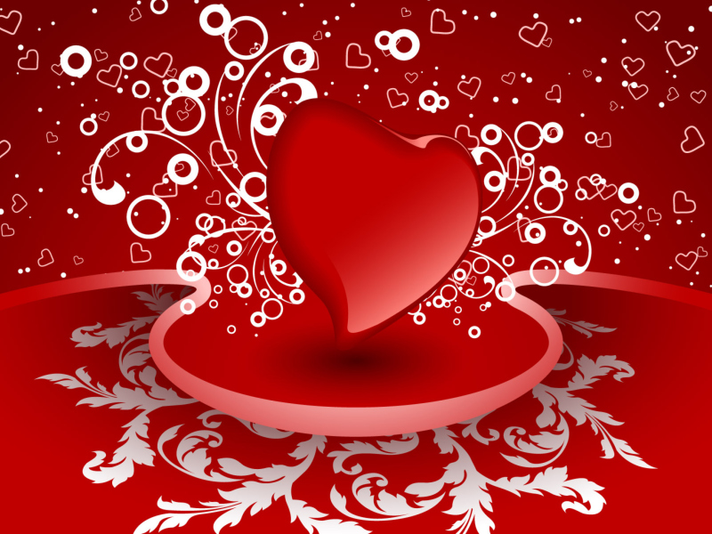 Valentine Heart wallpaper 800x600