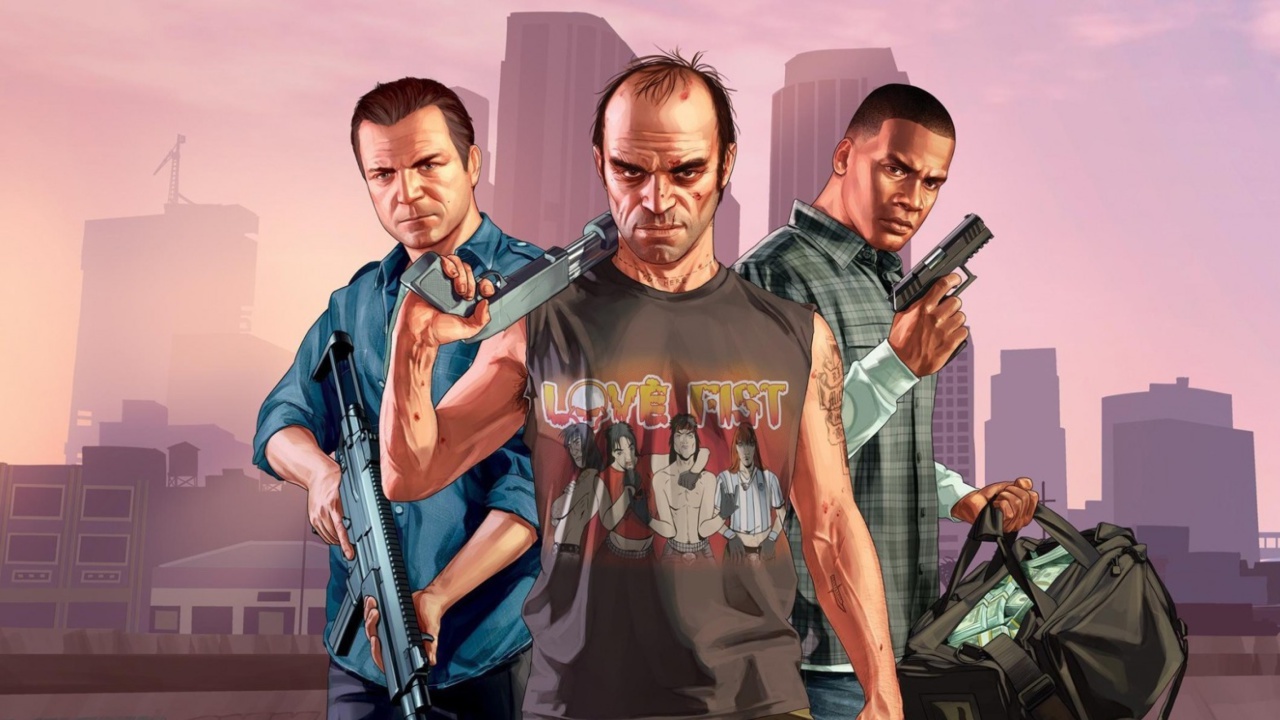 Das Grand Theft Auto V Band Wallpaper 1280x720