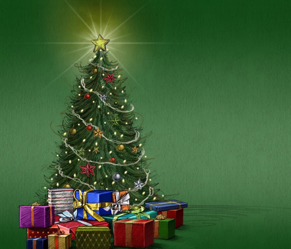 Fondo de pantalla Christmas Tree 1200x1024