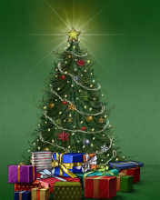 Обои Christmas Tree 176x220