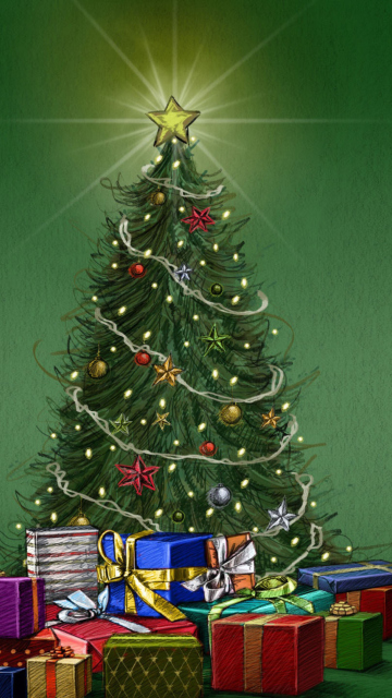 Fondo de pantalla Christmas Tree 360x640