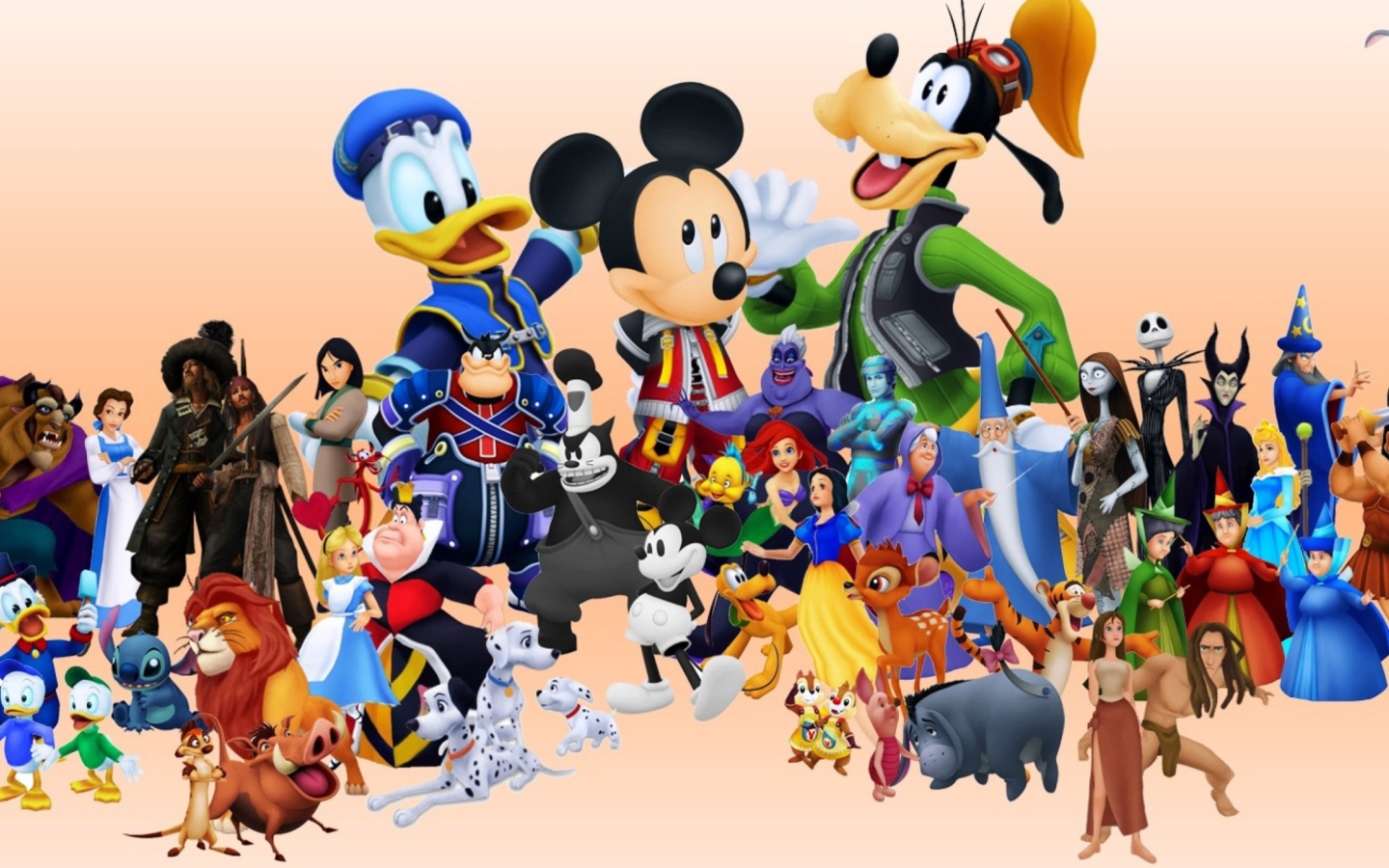 Fondo de pantalla Disney Family 1440x900