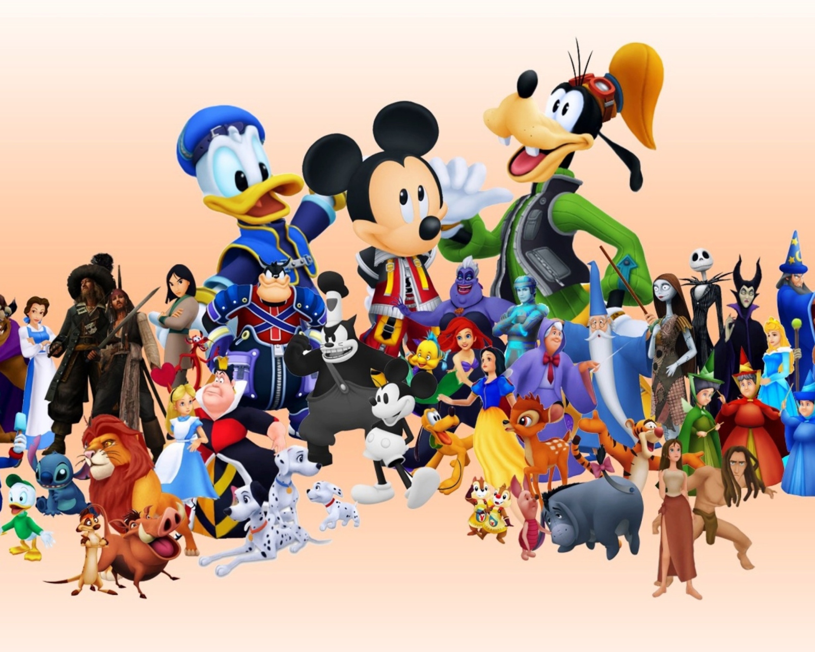 Fondo de pantalla Disney Family 1600x1280