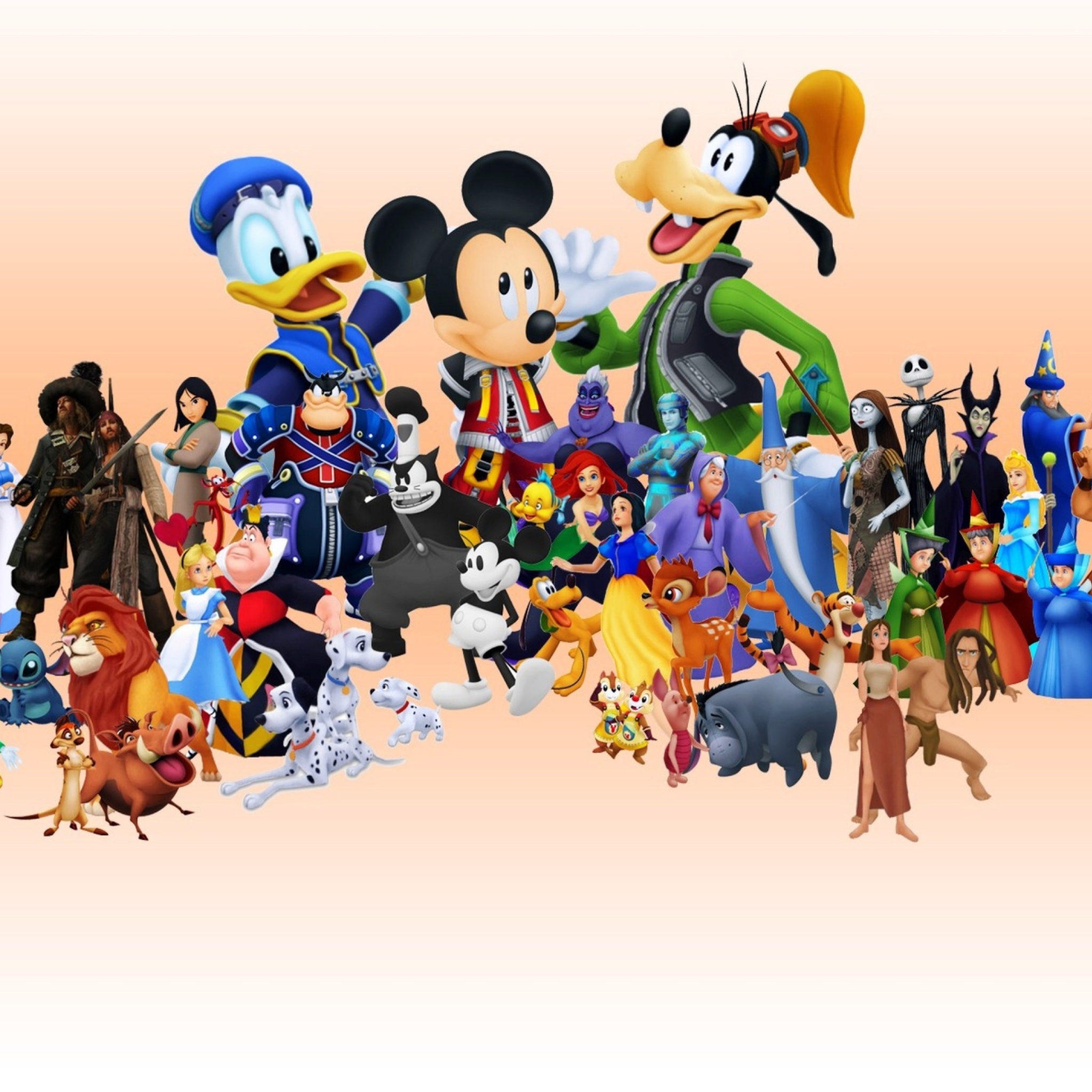 Das Disney Family Wallpaper 2048x2048