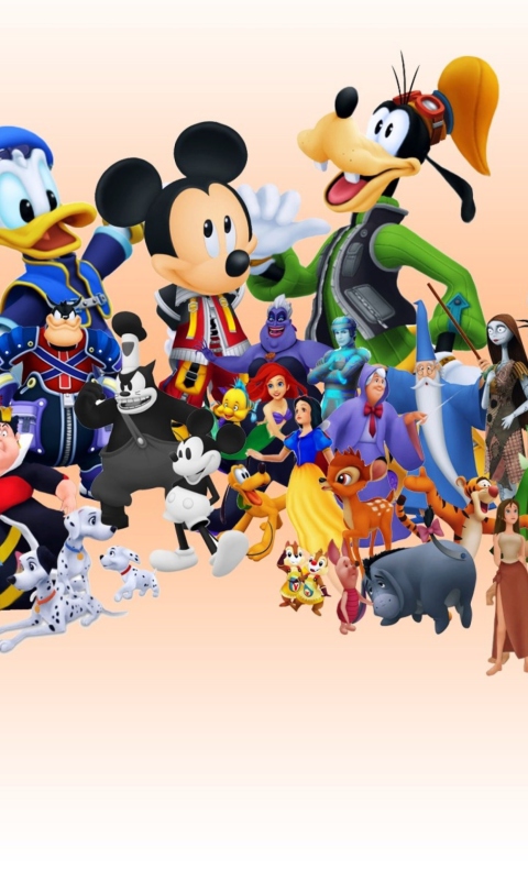 Fondo de pantalla Disney Family 480x800