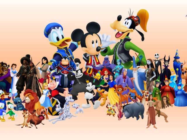 Das Disney Family Wallpaper 640x480