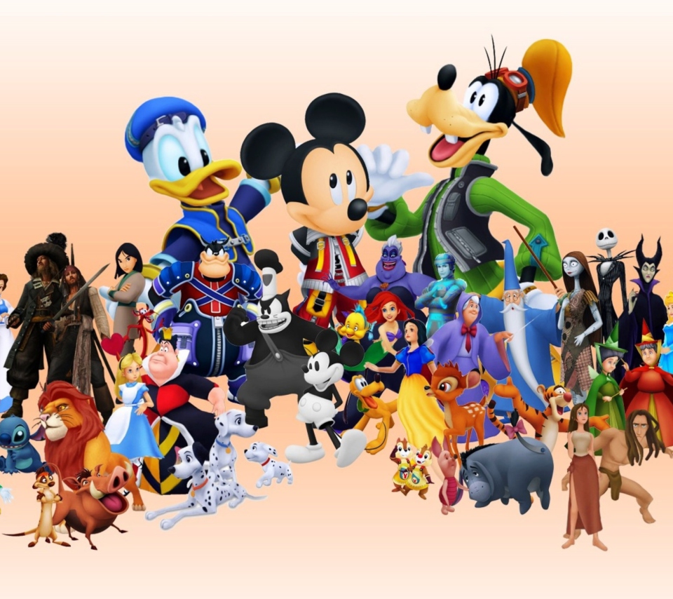 Das Disney Family Wallpaper 960x854