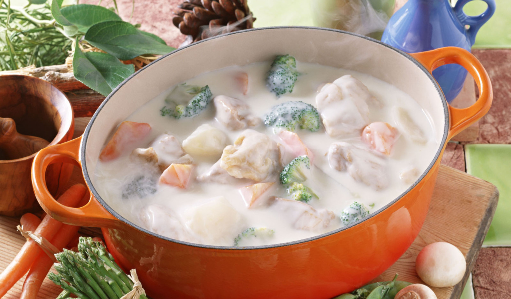 Обои Cream Stew 1024x600