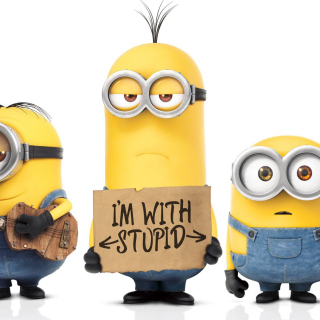 Картинка Minions 2015 Movie для телефона и на рабочий стол iPad 2