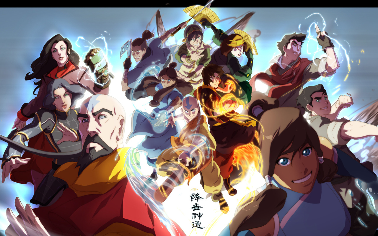 Das The legend of korra Wallpaper 1280x800