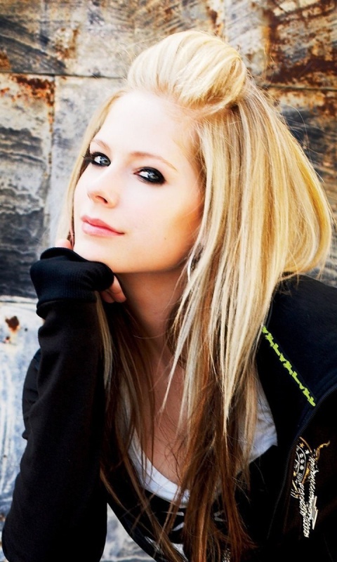 Fondo de pantalla Avril Lavigne 480x800