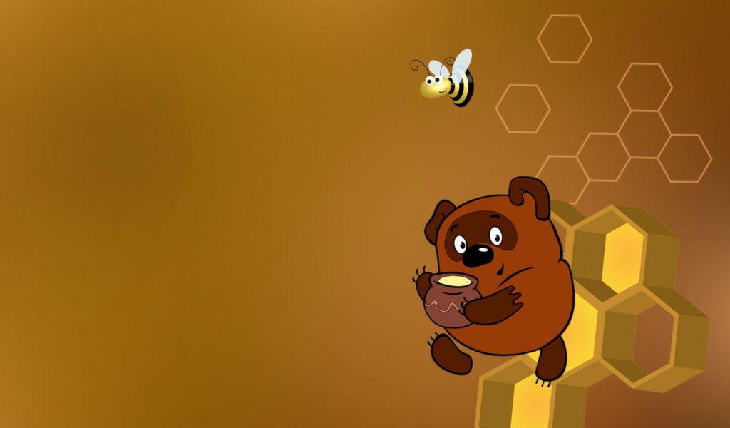 Screenshot №1 pro téma Winnie The Pooh With Honey 1024x600