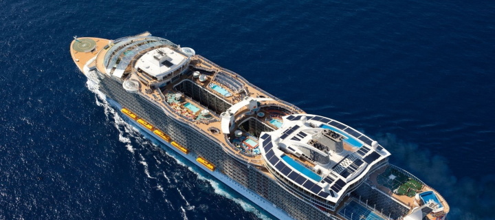 Screenshot №1 pro téma Allure of the Seas Cruise Ship 720x320