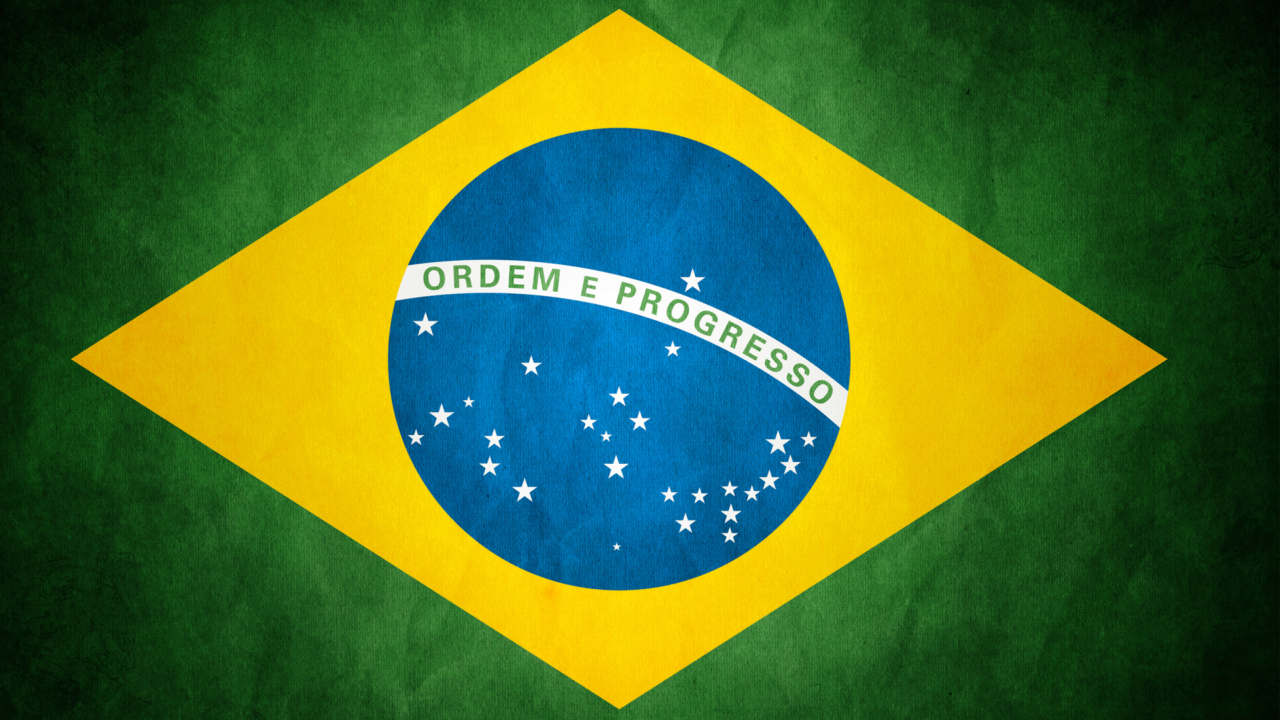 Brazil Flag wallpaper 1280x720