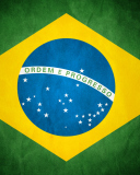 Обои Brazil Flag 128x160