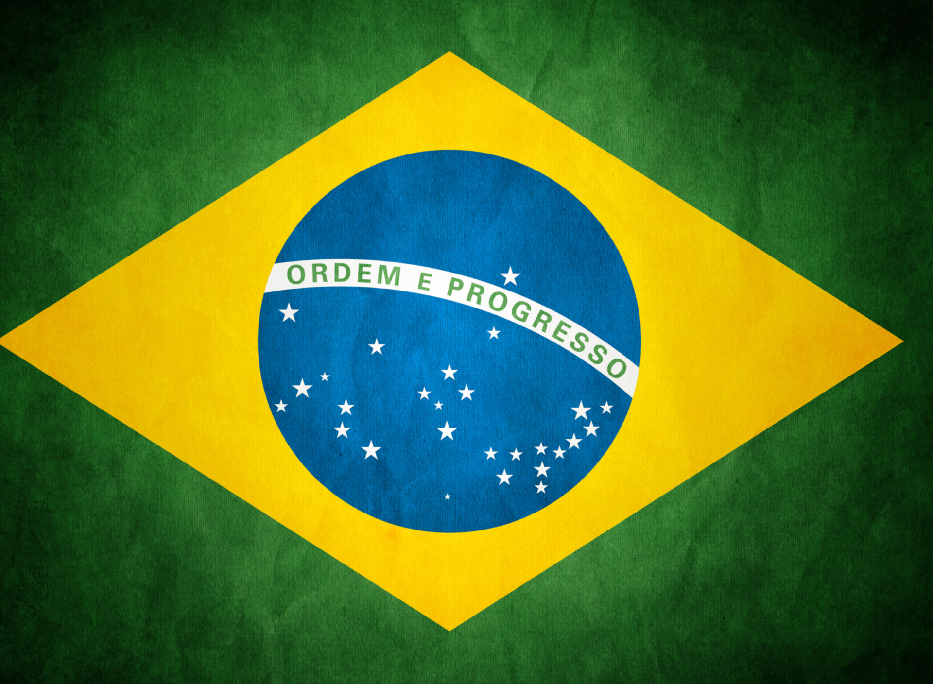 Das Brazil Flag Wallpaper 1920x1408