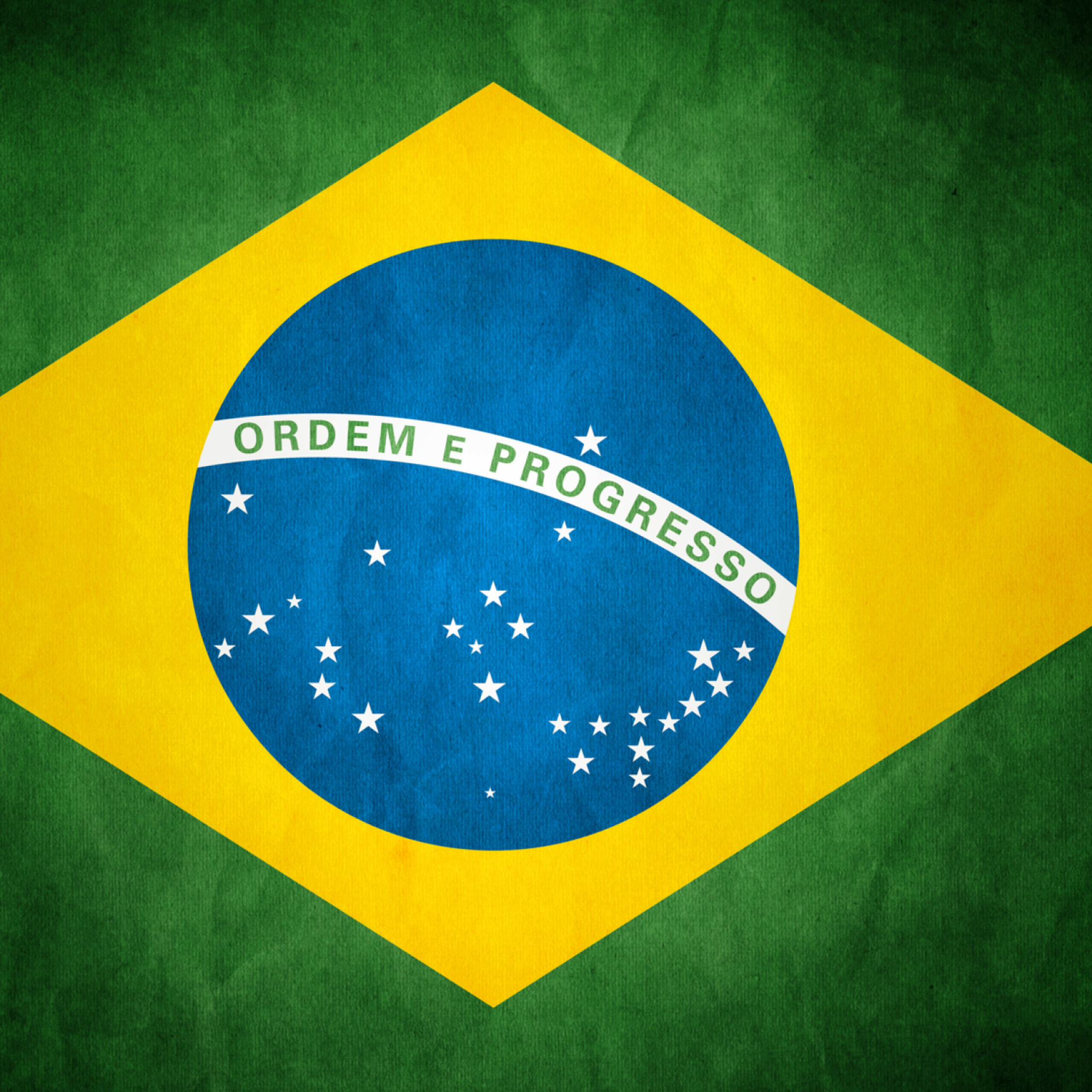 Fondo de pantalla Brazil Flag 2048x2048