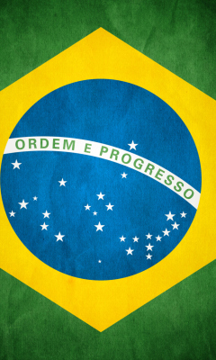 Brazil Flag wallpaper 240x400