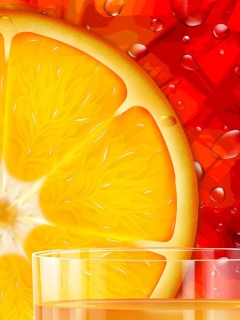 Screenshot №1 pro téma Juicy Orange 240x320