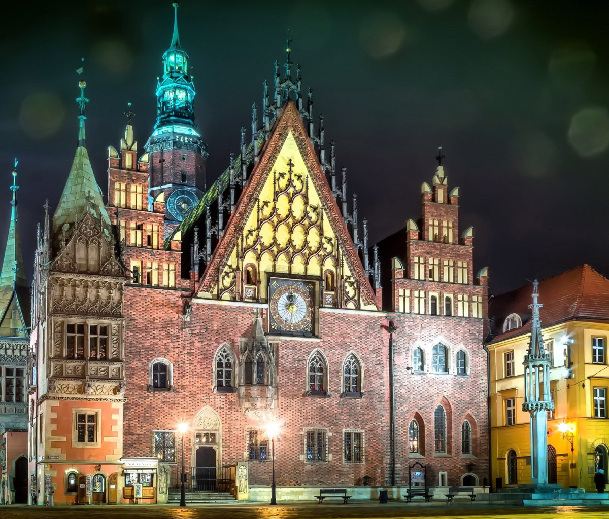 Sfondi Wroclaw Town Hall 1200x1024