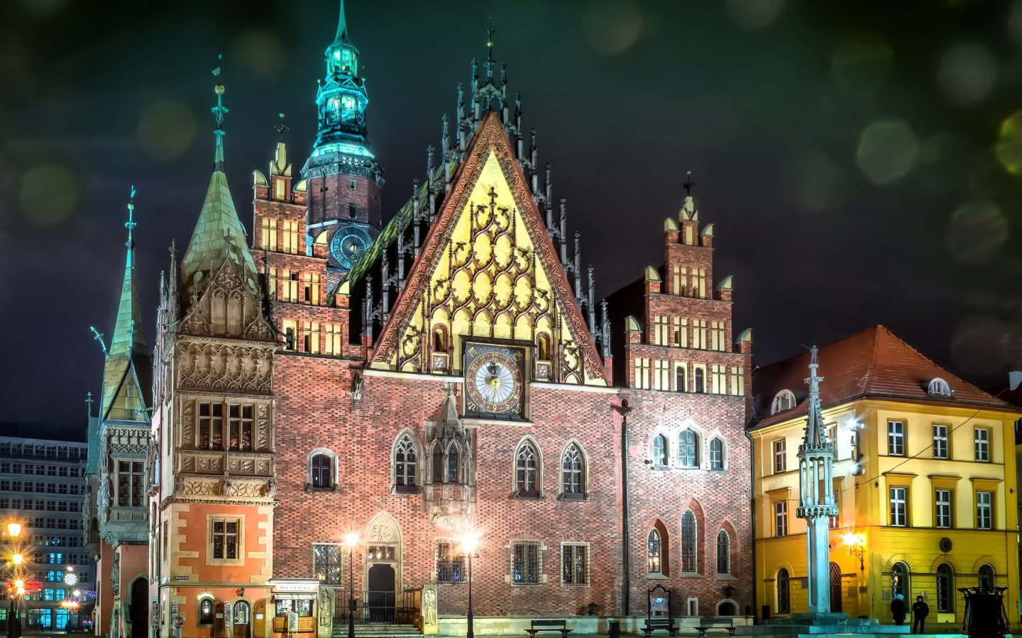 Wroclaw Town Hall wallpaper 1440x900