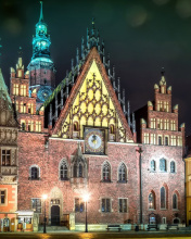 Wroclaw Town Hall wallpaper 176x220