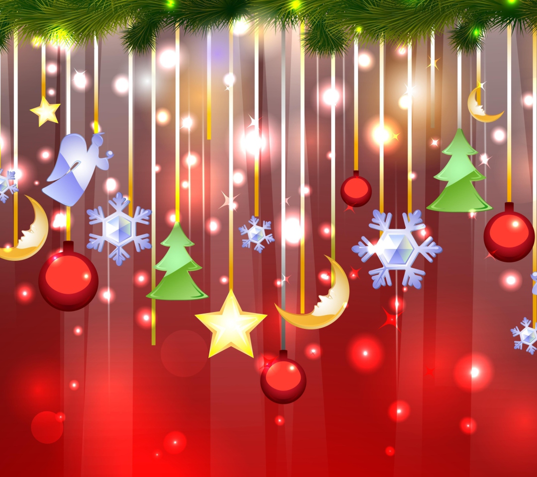 Sfondi Christmas Decorations 1080x960