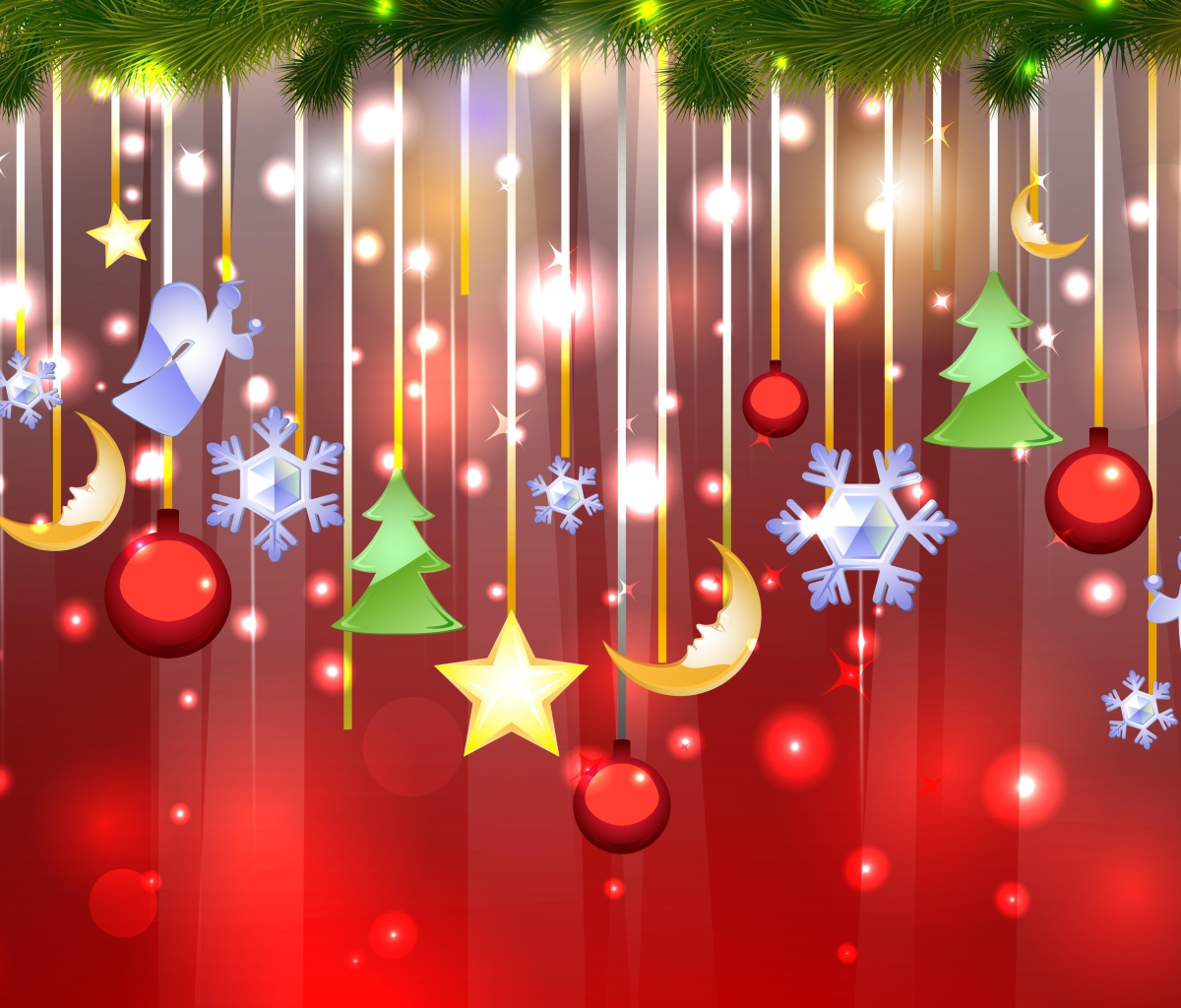 Screenshot №1 pro téma Christmas Decorations 1200x1024