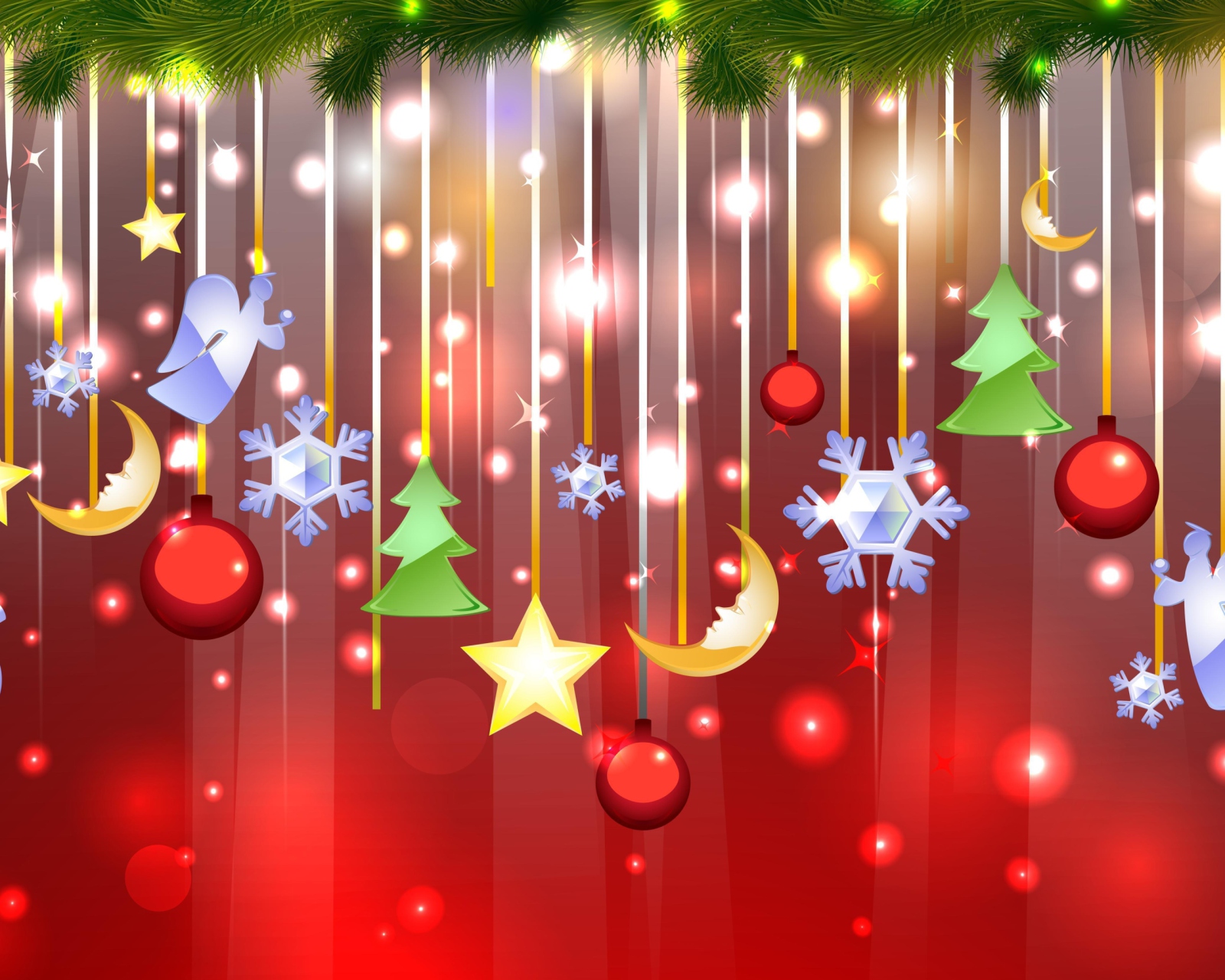 Sfondi Christmas Decorations 1600x1280