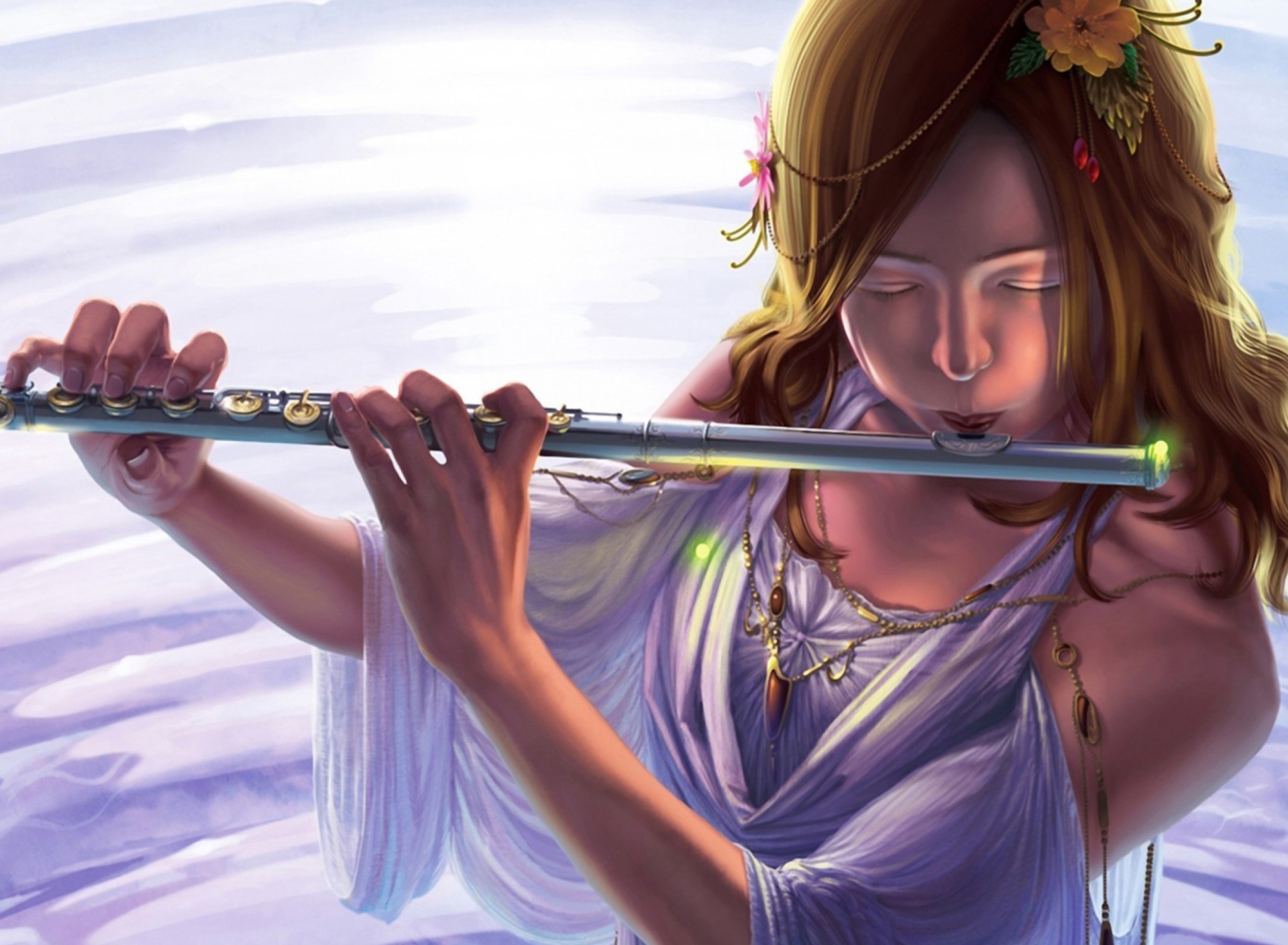 Fondo de pantalla Musical Instrument Flute 1920x1408