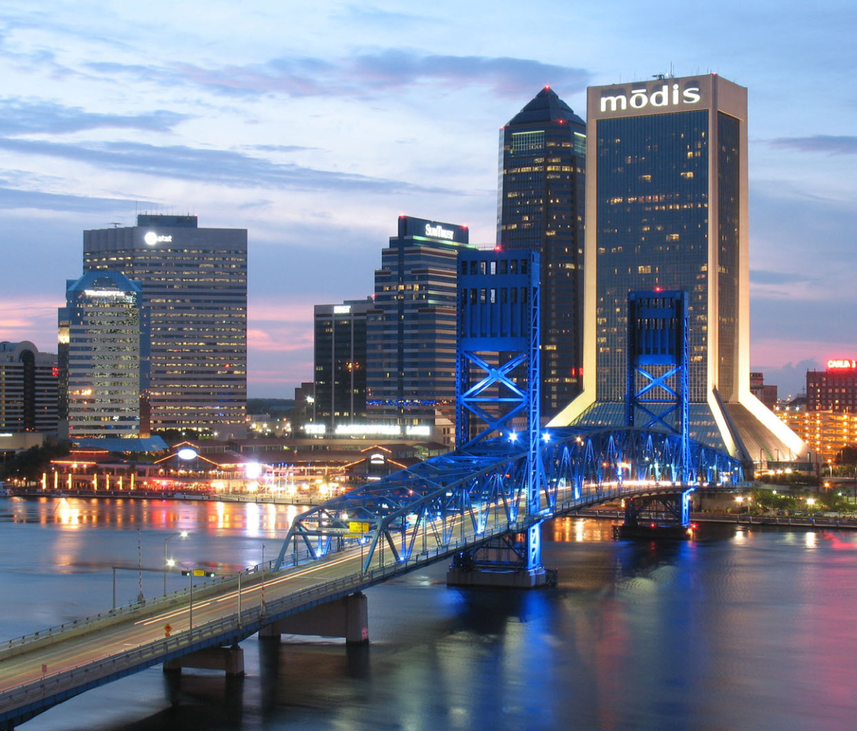 Jacksonville Evening wallpaper 1200x1024